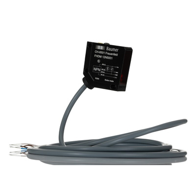 Baumer Diffuse Photoelectric Sensor, Block Sensor, 15 mm → 300 mm Detection Range