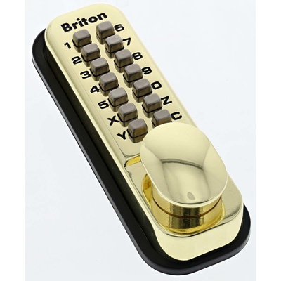 Brass Mechanical Polished Code Lock