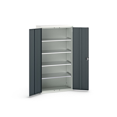Bott 2 Door Steel  Lockable Floor Standing Cupboard, 1050 x 550 x 2000mm