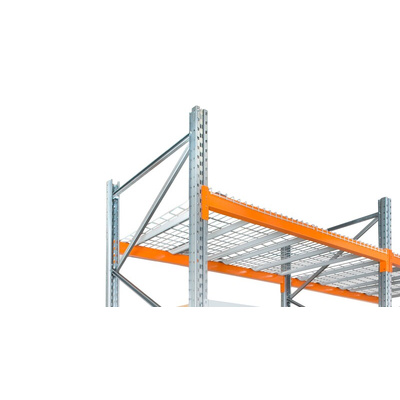 Manorga Steel Galvanised Storage Racking, 1825mm x 130mm x 1825mm