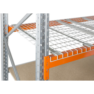 Manorga Steel Galvanised Storage Racking, 1825mm x 130mm x 1825mm