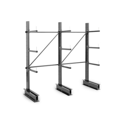 Manorga Steel Dark Grey Storage Racking, 2000mm, 1000mm x 200mm x 1000mm
