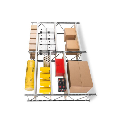 Manorga Steel Dark Grey, Light Grey Storage Racking, 1500mm x 100mm x 600mm