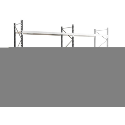 Manorga Steel Dark Grey, Light Grey Storage Racking, 2500mm, 3000mm x 100mm x 800mm