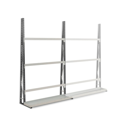 Manorga Steel Dark Grey, Light Grey Storage Racking, 2500mm, 1500mm x 50mm x 340mm