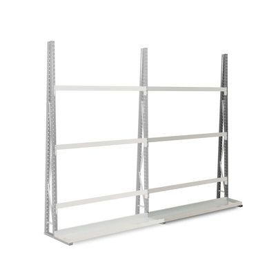 Manorga Steel Dark Grey, Light Grey Storage Racking, 2500mm, 1500mm x 50mm x 340mm