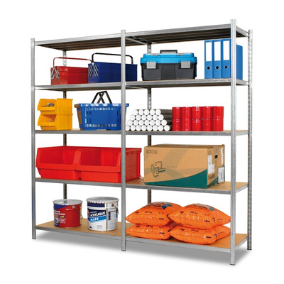 Manorga Steel Galvanised Storage Racking, 2000mm, 1000mm x 300mm x 1000mm