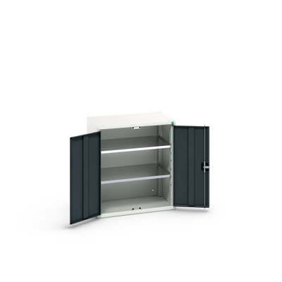 Bott 2 Door Sheet Steel  Lockable Floor Standing Cupboard, 800 x 550 x 900mm