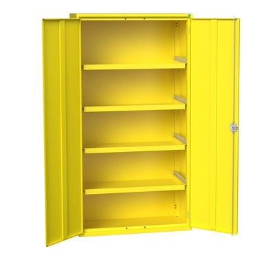 Bott 2 Door Sheet Steel  Lockable Floor Standing Cupboard, 1050 x 550 x 2000mm