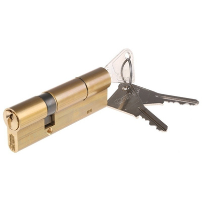 Vachette Brass Euro Cylinder Lock, 60 x 30 mm