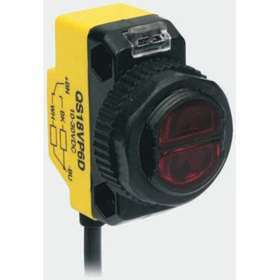 Banner Diffuse Photoelectric Sensor, Block Sensor, 450 mm Detection Range