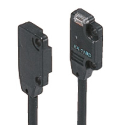 Panasonic Through Beam Photoelectric Sensor, Block Sensor, 1 m Detection Range
