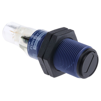 Telemecanique Sensors Retroreflective Photoelectric Sensor, Barrel Sensor, 4 m Detection Range