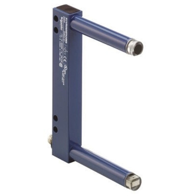Telemecanique Sensors Through Beam Photoelectric Sensor, Fork Sensor, 80 mm Detection Range