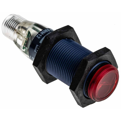 Telemecanique Sensors Retroreflective Photoelectric Sensor, Barrel Sensor, 2 m Detection Range