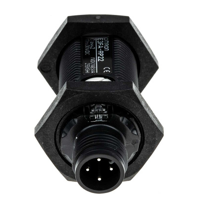 Omron Retroreflective Photoelectric Sensor, Barrel Sensor, 0 → 500 mm Detection Range