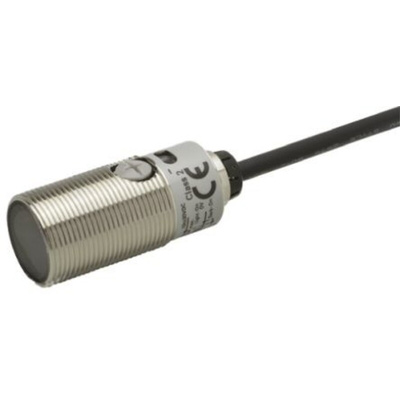 Omron Through Beam Photoelectric Sensor, Barrel Sensor, 20 m Detection Range