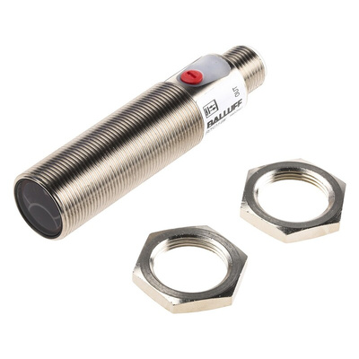 BALLUFF Diffuse Photoelectric Sensor, Barrel Sensor, 30 mm → 300 mm Detection Range