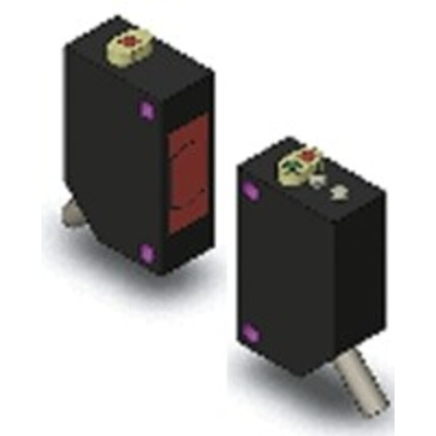 Omron Through Beam Photoelectric Sensor, Block Sensor, 15 m Detection Range
