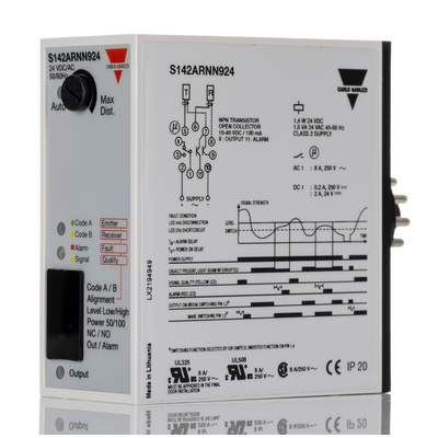 Carlo Gavazzi Photoelectric Sensor Amplifier, Block Sensor