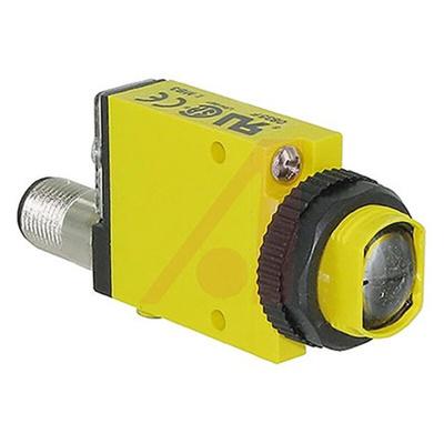 Banner Convergent Photoelectric Sensor, Block Sensor, 16 mm Detection Range