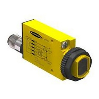 Banner Convergent Photoelectric Sensor, Block Sensor, 43 mm Detection Range