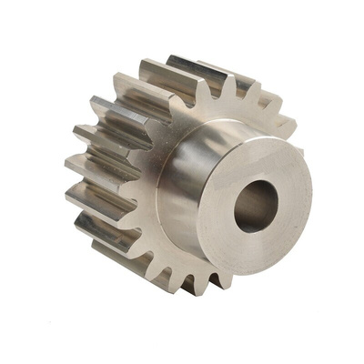 RS PRO Steel 12 Teeth Spur Gear, 0.5 Module, 2mm Bore Diam, 6mm Pitch Diam, 4mm Hub Diam