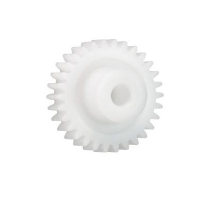 Igus Iguform S270 14 Teeth Spur Gear, 0.5 Module, 2mm Bore Diam, 7mm Pitch Diam, 5mm Hub Diam