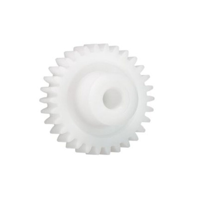Igus Iguform S270 16 Teeth Spur Gear, 0.7 Module, 4mm Bore Diam, 11.2mm Pitch Diam, 9mm Hub Diam