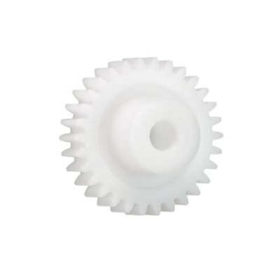 Igus Iguform S270 24 Teeth Spur Gear, 0.7 Module, 4mm Bore Diam, 16.8mm Pitch Diam, 9mm Hub Diam