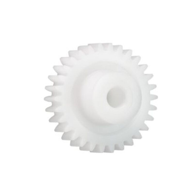 Igus Iguform S270 25 Teeth Spur Gear, 0.7 Module, 6mm Bore Diam, 17.5mm Pitch Diam, 9mm Hub Diam