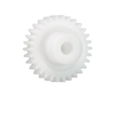 Igus Iguform S270 26 Teeth Spur Gear, 0.7 Module, 6mm Bore Diam, 18.2mm Pitch Diam, 9mm Hub Diam
