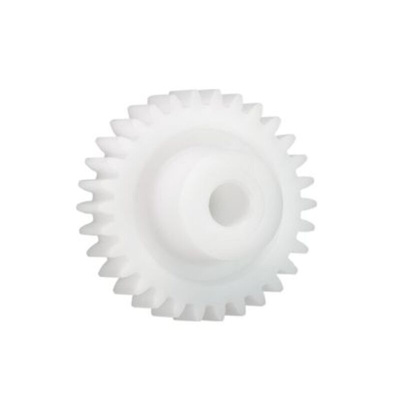 Igus Iguform S270 32 Teeth Spur Gear, 0.7 Module, 6mm Bore Diam, 22.4mm Pitch Diam, 12mm Hub Diam
