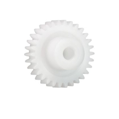 Igus Iguform S270 36 Teeth Spur Gear, 1 Module, 8mm Bore Diam, 36mm Pitch Diam, 18mm Hub Diam
