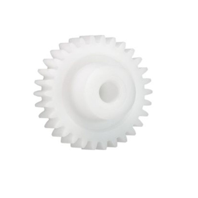 Igus Iguform S270 65 Teeth Spur Gear, 1 Module, 10mm Bore Diam, 65mm Pitch Diam, 21mm Hub Diam