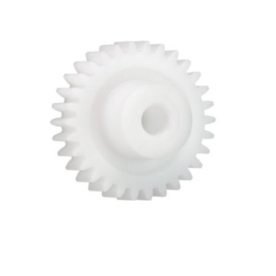 Igus Iguform S270 85 Teeth Spur Gear, 1 Module, 10mm Bore Diam, 85mm Pitch Diam, 21mm Hub Diam