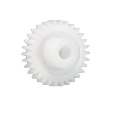 Igus Iguform S270 38 Teeth Spur Gear, 1.25 Module, 8mm Bore Diam, 47.5mm Pitch Diam, 18mm Hub Diam