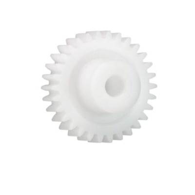Igus Iguform S270 55 Teeth Spur Gear, 1.25 Module, 10mm Bore Diam, 68.75mm Pitch Diam, 21mm Hub Diam