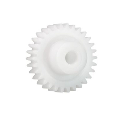 Igus Iguform S270 20 Teeth Spur Gear, 2 Module, 10mm Bore Diam, 40mm Pitch Diam, 20mm Hub Diam