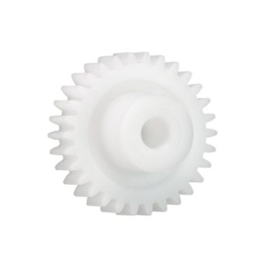 Igus Iguform S270 21 Teeth Spur Gear, 2 Module, 10mm Bore Diam, 42mm Pitch Diam, 20mm Hub Diam