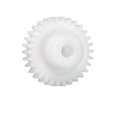Igus Iguform S270 26 Teeth Spur Gear, 2 Module, 10mm Bore Diam, 52mm Pitch Diam, 24mm Hub Diam