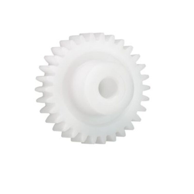 Igus Iguform S270 30 Teeth Spur Gear, 2 Module, 10mm Bore Diam, 60mm Pitch Diam, 24mm Hub Diam
