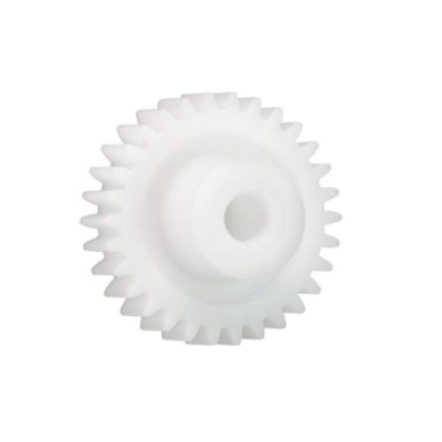 Igus Iguform S270 35 Teeth Spur Gear, 2 Module, 12mm Bore Diam, 70mm Pitch Diam, 26mm Hub Diam