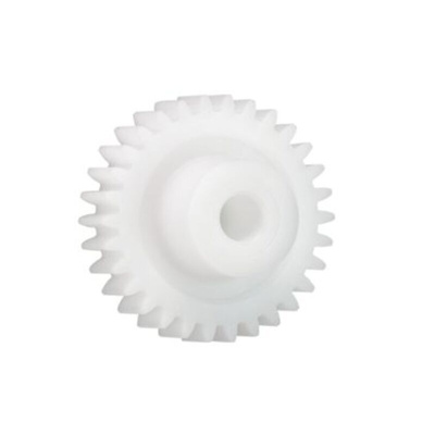 Igus Iguform S270 50 Teeth Spur Gear, 2 Module, 14mm Bore Diam, 100mm Pitch Diam, 30mm Hub Diam