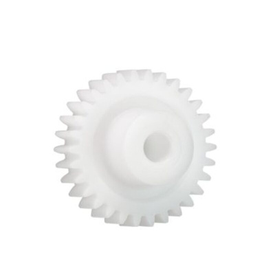 Igus Iguform S270 110 Teeth Spur Gear, 2 Module, 20mm Bore Diam, 220mm Pitch Diam, 40mm Hub Diam