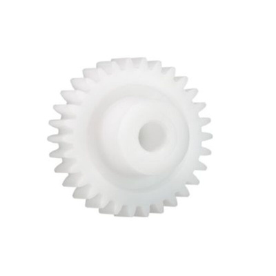 Igus Iguform S270 38 Teeth Spur Gear, 2.5 Module, 14mm Bore Diam, 95mm Pitch Diam, 30mm Hub Diam