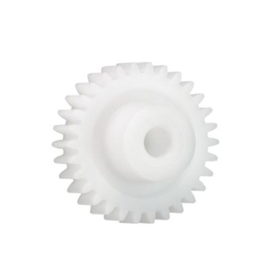 Igus Iguform S270 48 Teeth Spur Gear, 2.5 Module, 16mm Bore Diam, 120mm Pitch Diam, 30mm Hub Diam