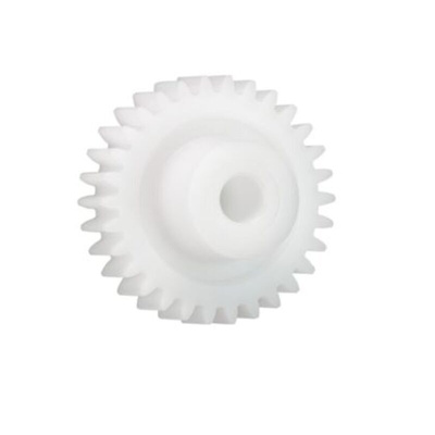 Igus Iguform S270 12 Teeth Spur Gear, 3 Module, 12mm Bore Diam, 36mm Pitch Diam, 24mm Hub Diam