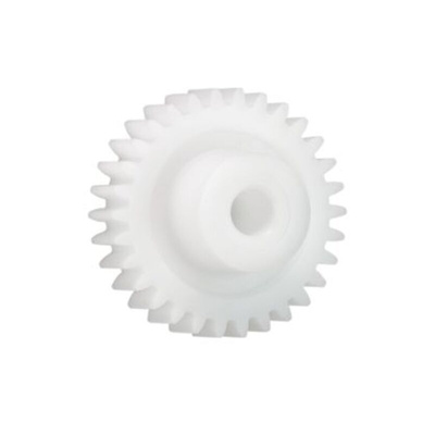 Igus Iguform S270 22 Teeth Spur Gear, 3 Module, 12mm Bore Diam, 66mm Pitch Diam, 24mm Hub Diam
