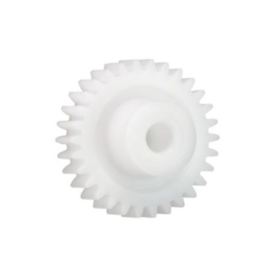 Igus Iguform S270 26 Teeth Spur Gear, 3 Module, 14mm Bore Diam, 78mm Pitch Diam, 28mm Hub Diam